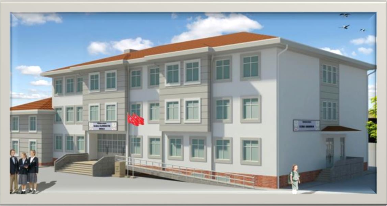 8 Derslikli İlkokul Binası